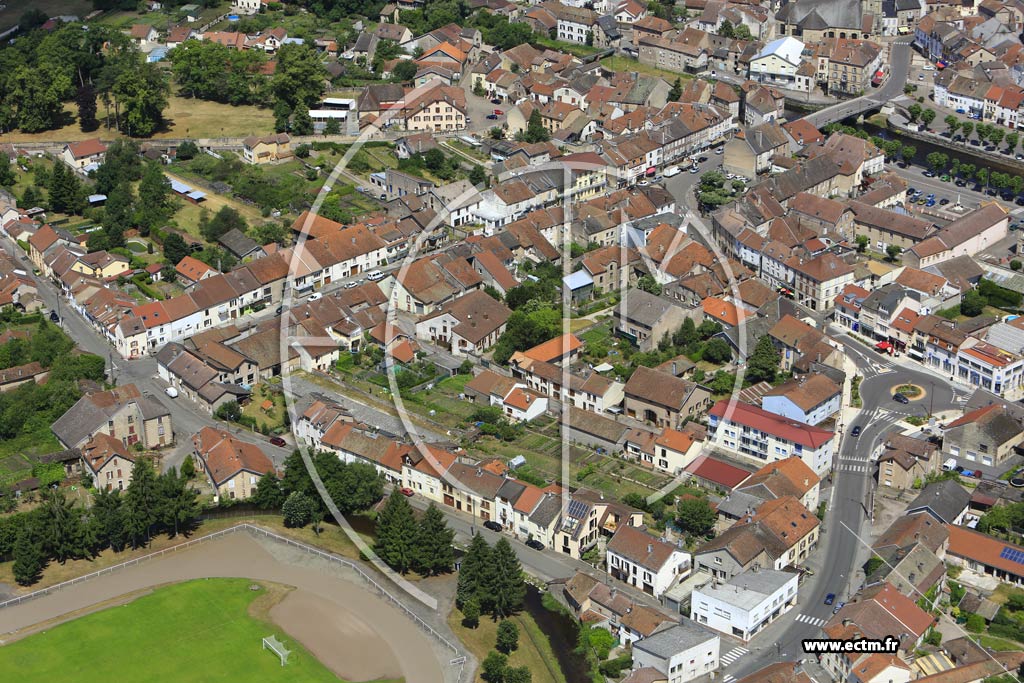 Photo arienne de Saint-Loup-sur-Semouse (Centre-Ville)
