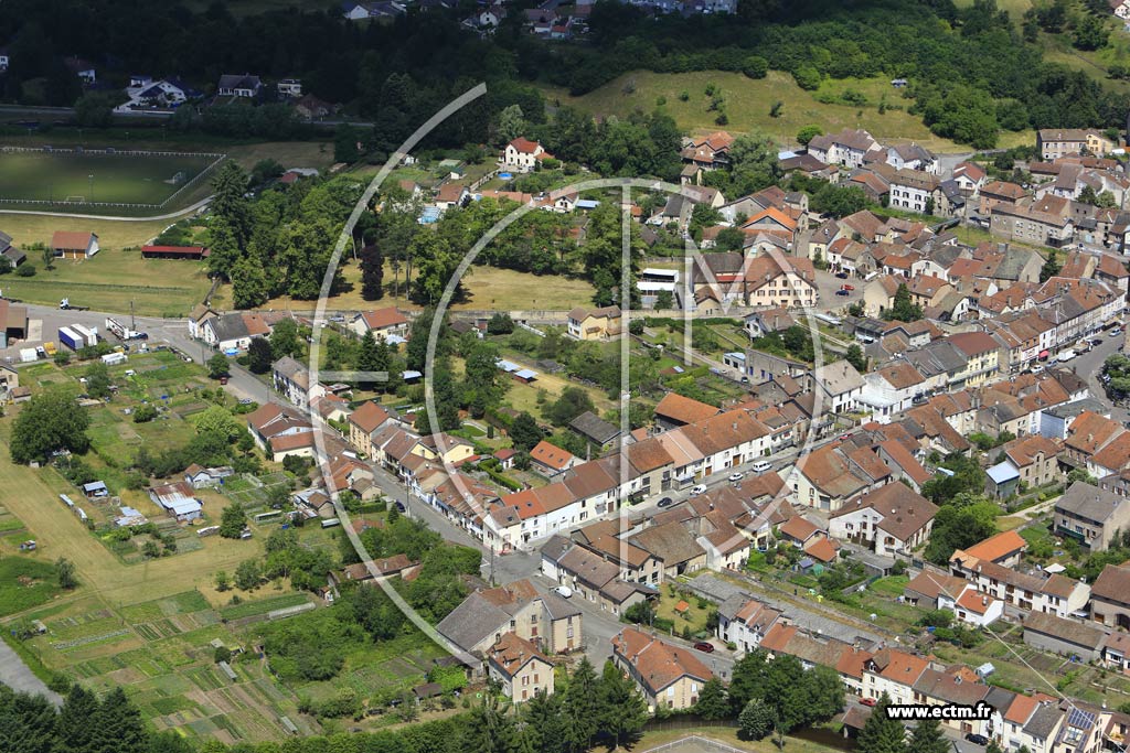Photo arienne de Saint-Loup-sur-Semouse (Centre-Ville)
