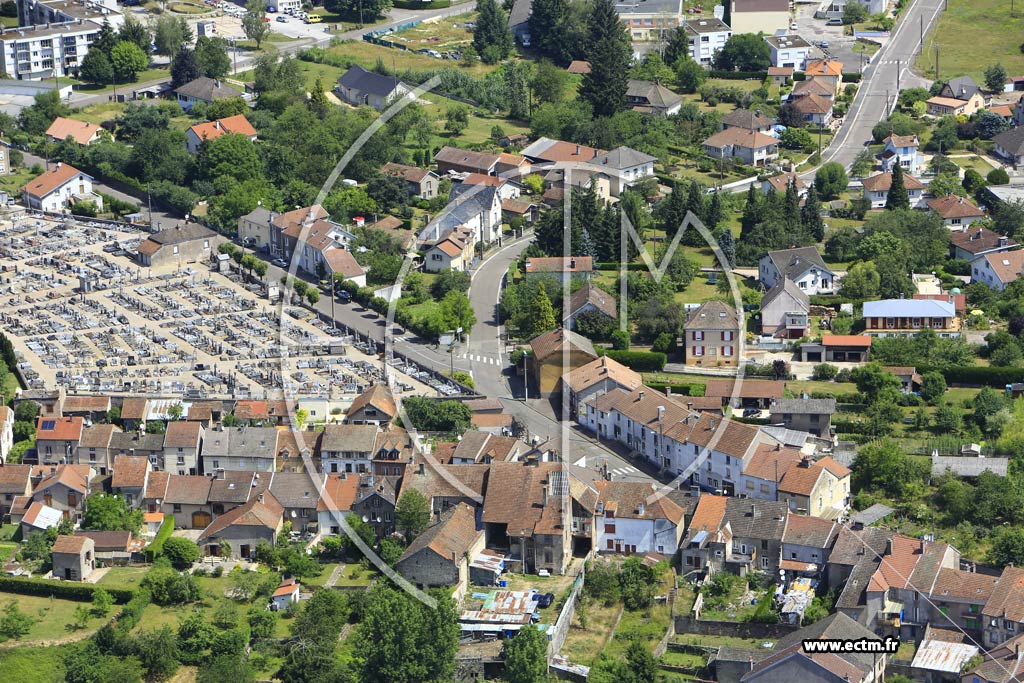 Photo arienne de Saint-Loup-sur-Semouse (Champs Germaux)