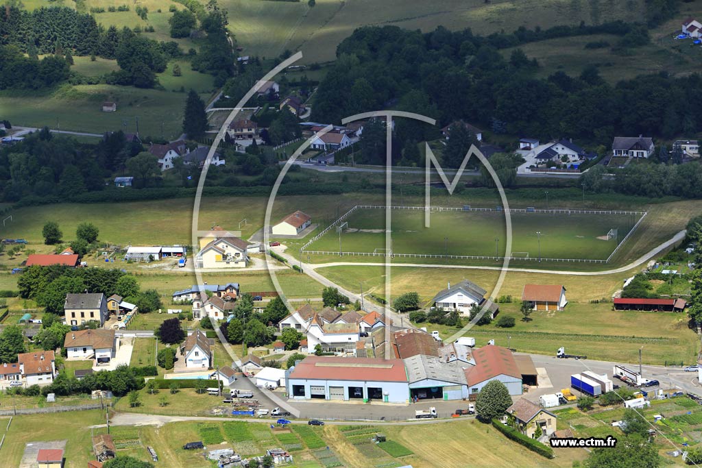 Photo arienne de Saint-Loup-sur-Semouse (Chemin du Stade)