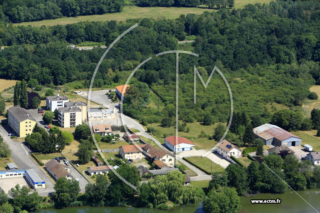 Photo arienne de Saint-Loup-sur-Semouse (Rue des Ballastires)