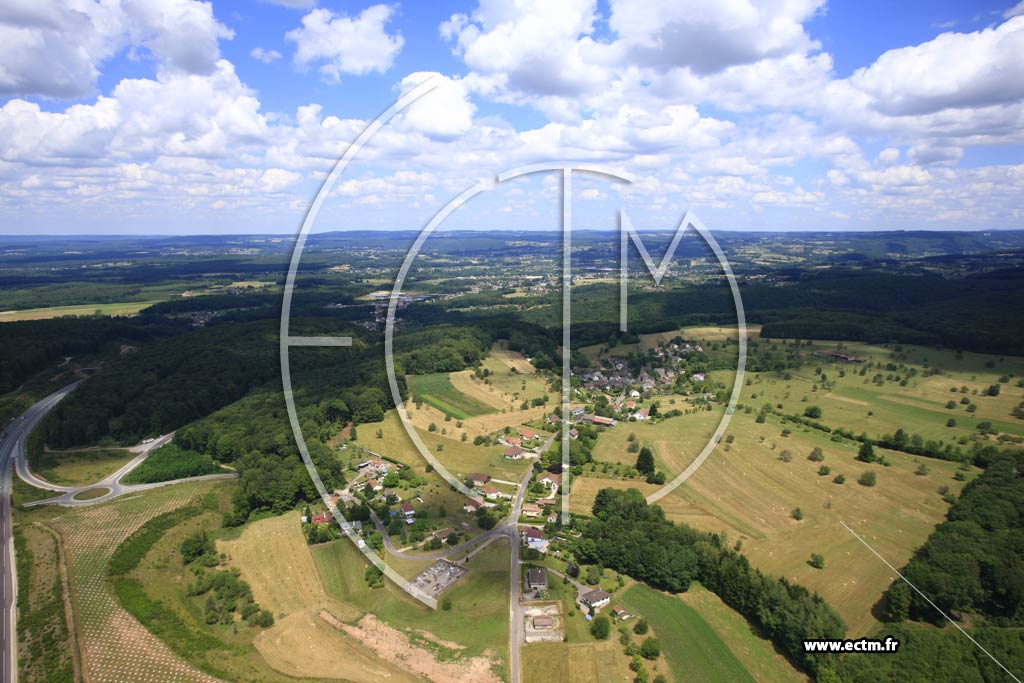 Photo arienne de Saint-Valbert