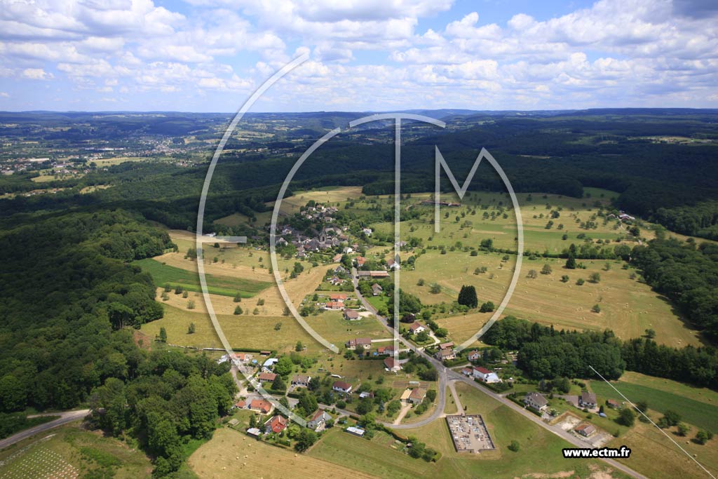 Photo arienne de Saint-Valbert