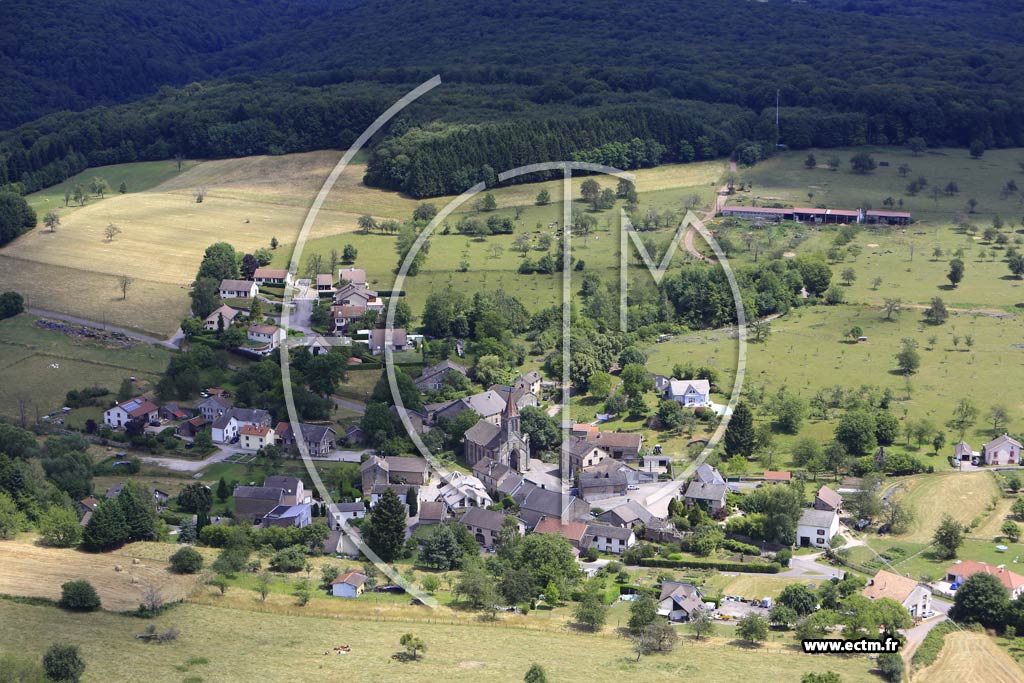 Photo arienne de Saint-Valbert