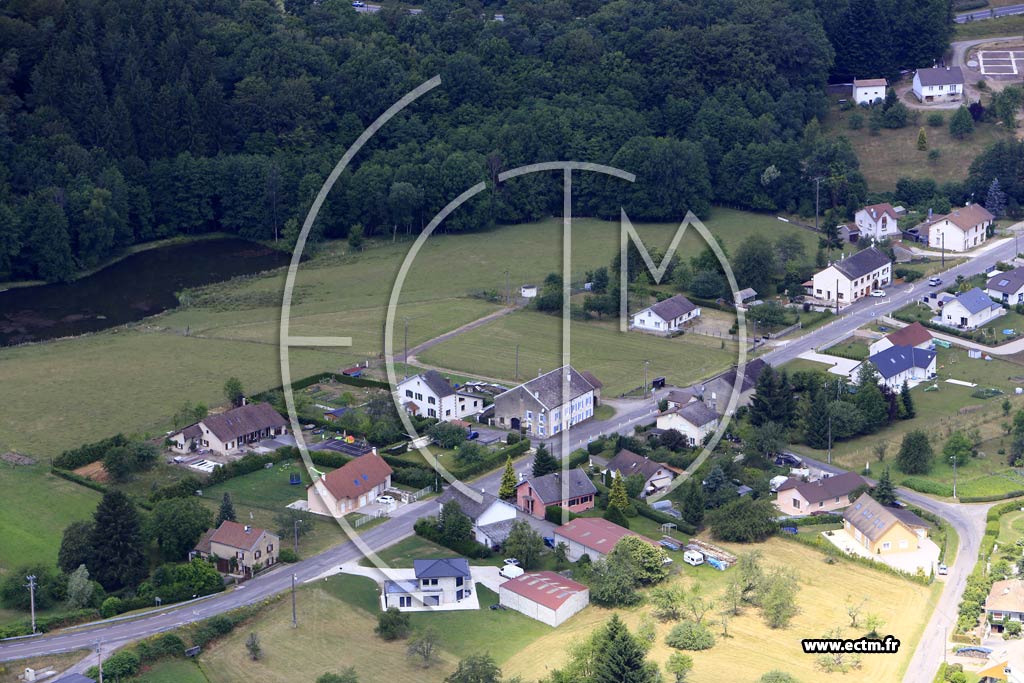 Photo arienne de Saint-Valbert