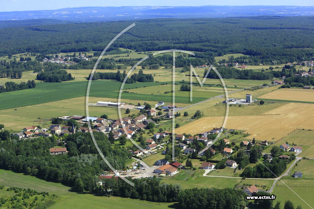 Photo arienne de Sainte-Marie-en-Chaux