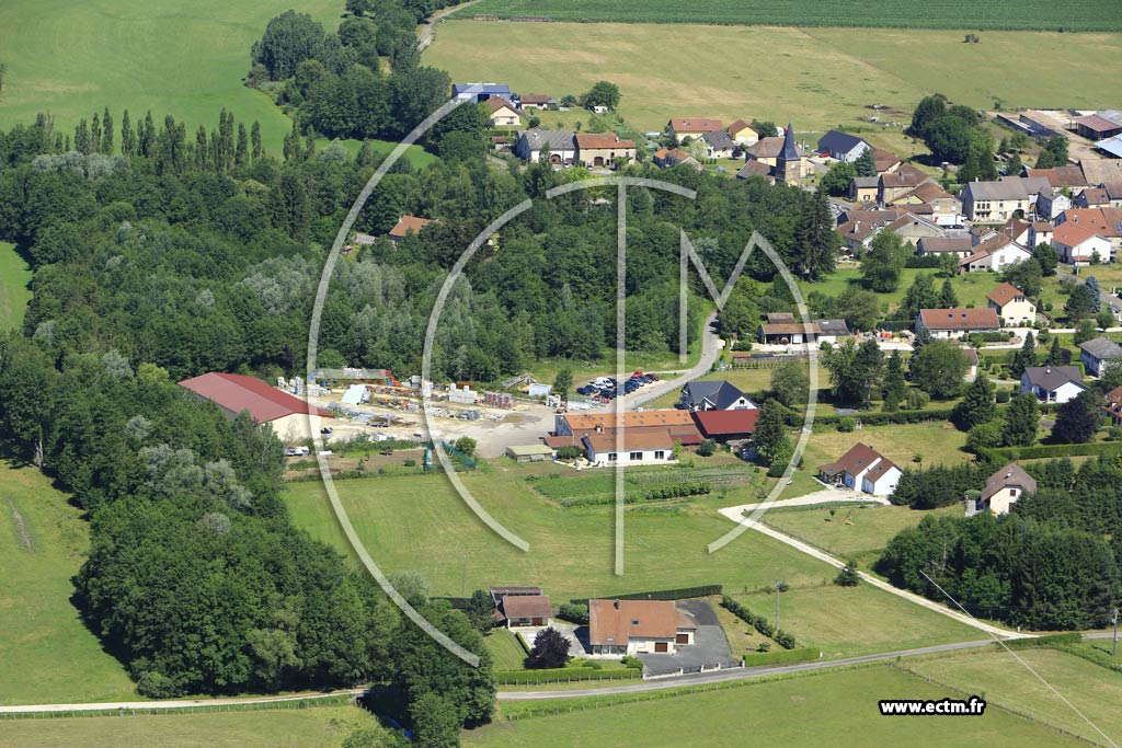 Photo arienne de Sainte-Marie-en-Chaux