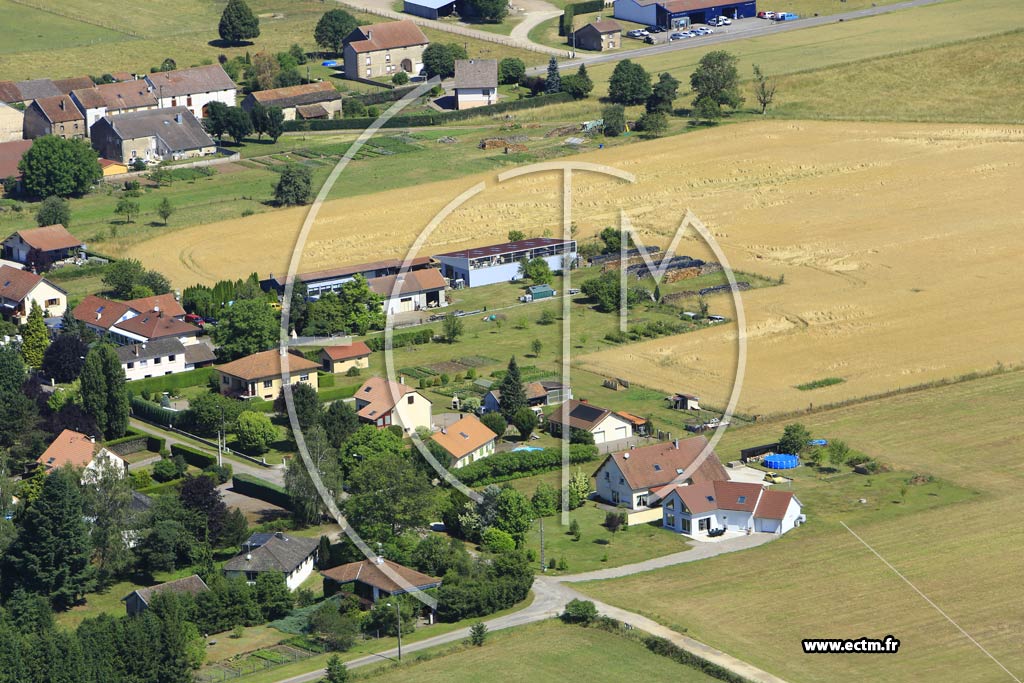 Photo arienne de Sainte-Marie-en-Chaux