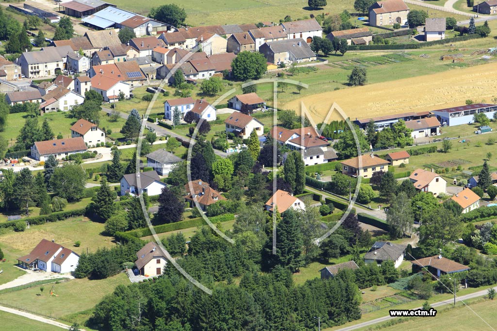Photo arienne de Sainte-Marie-en-Chaux