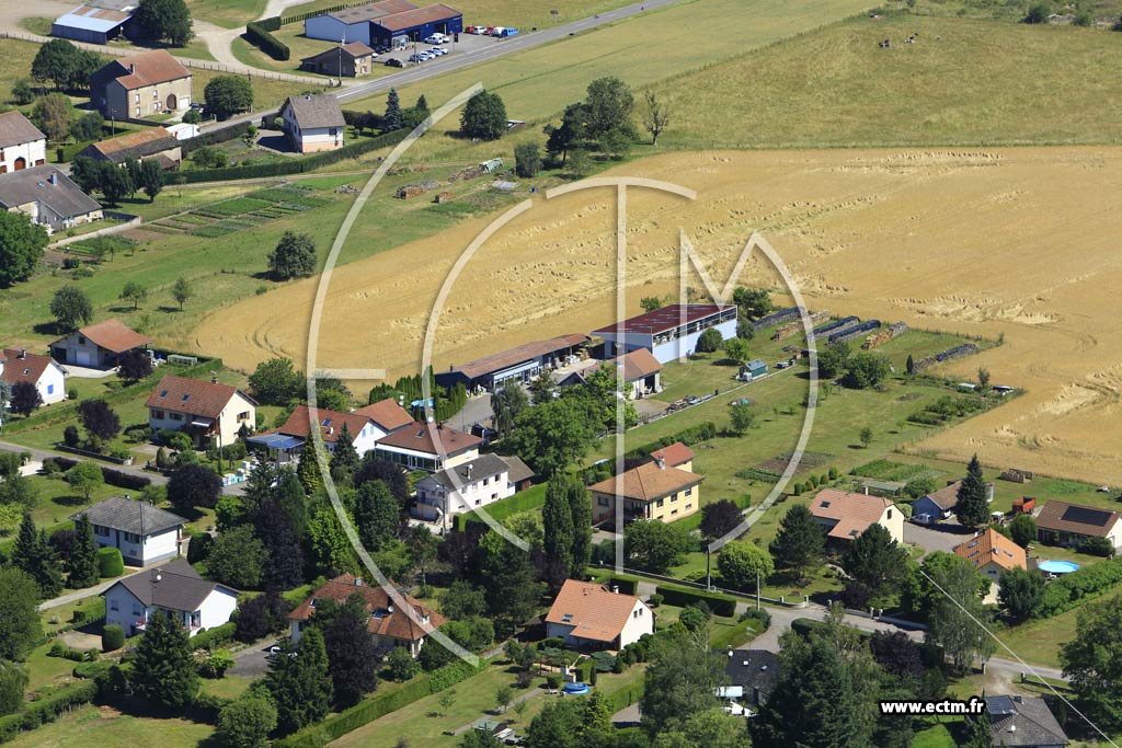 Photo arienne de Sainte-Marie-en-Chaux