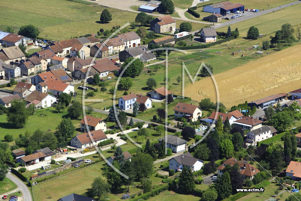 Photo arienne de Sainte-Marie-en-Chaux