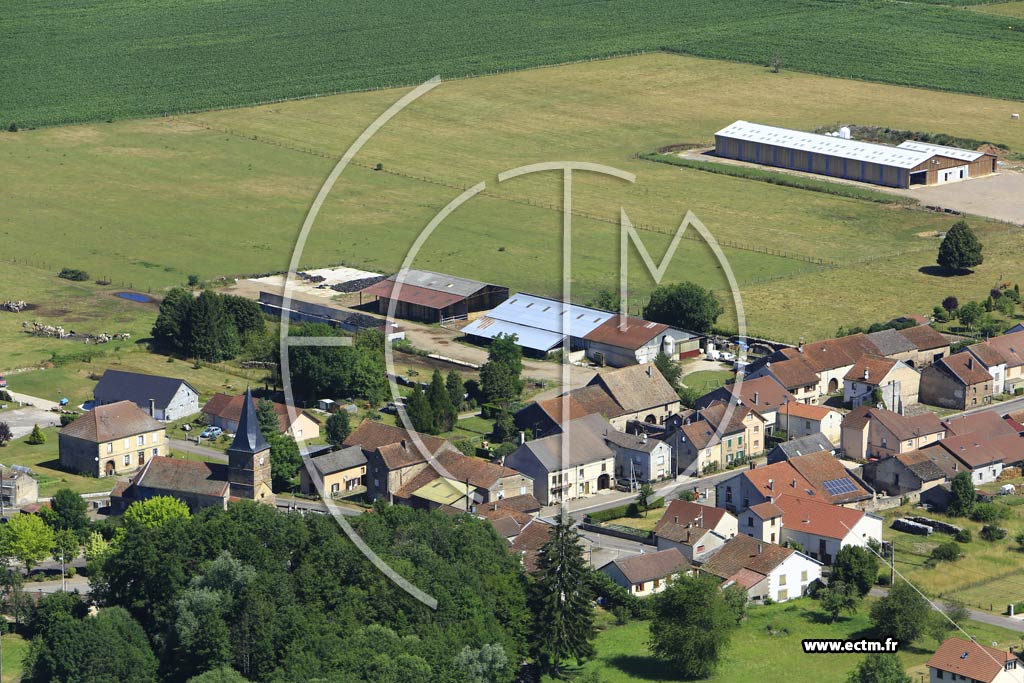 Photo arienne de Sainte-Marie-en-Chaux