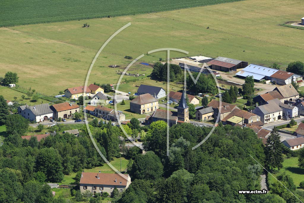 Photo arienne de Sainte-Marie-en-Chaux