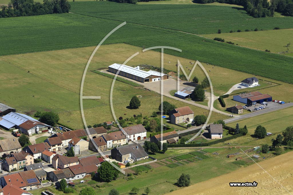 Photo arienne de Sainte-Marie-en-Chaux