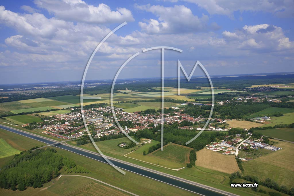 Photo arienne de claron-Braucourt-Ste-Livire (claron)