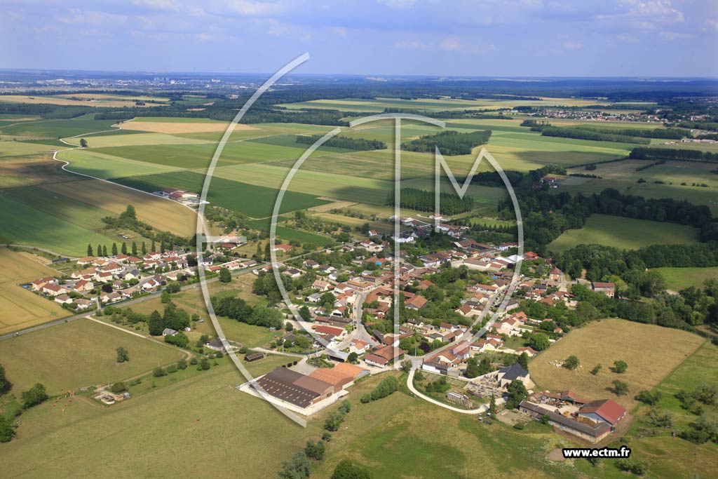 Photo arienne de claron-Braucourt-Ste-Livire (Sainte-Livire)