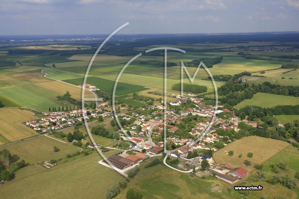 Photo arienne de claron-Braucourt-Ste-Livire (Sainte-Livire)