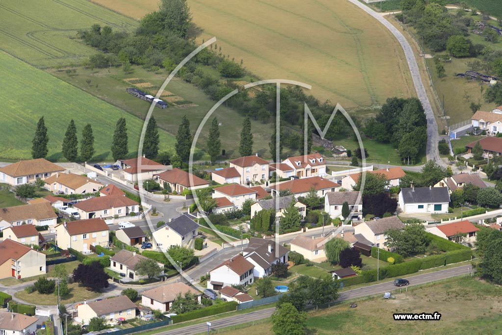 Photo arienne de claron-Braucourt-Ste-Livire (Sainte-Livire)