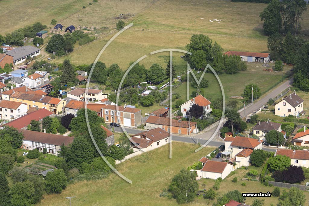 Photo arienne de Hallignicourt