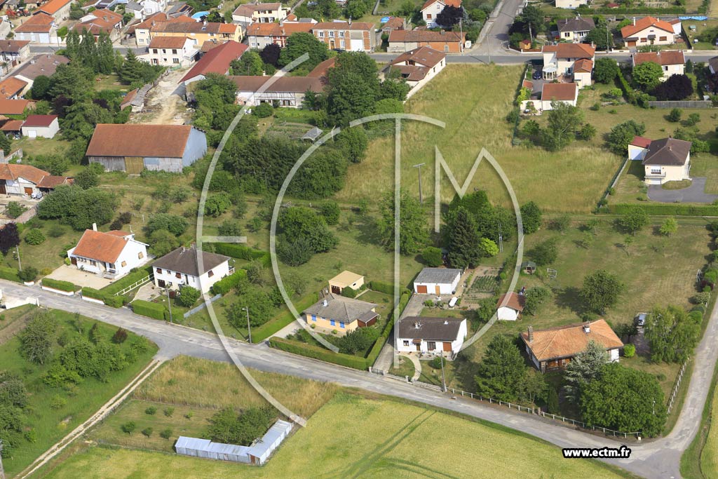 Photo arienne de Hallignicourt