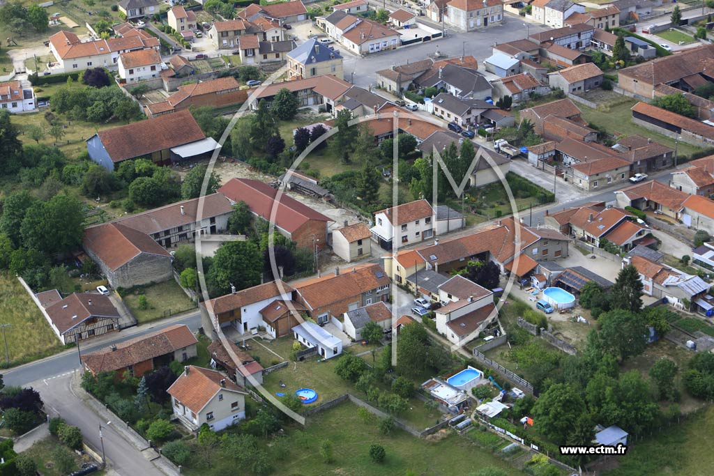 Photo arienne de Hallignicourt