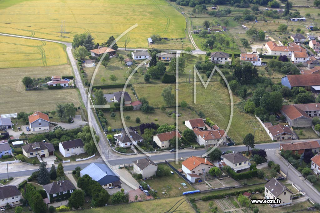 Photo arienne de Hallignicourt