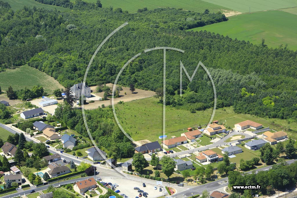 Photo arienne de Loisy-sur-Marne (la Fosse aux Loups)