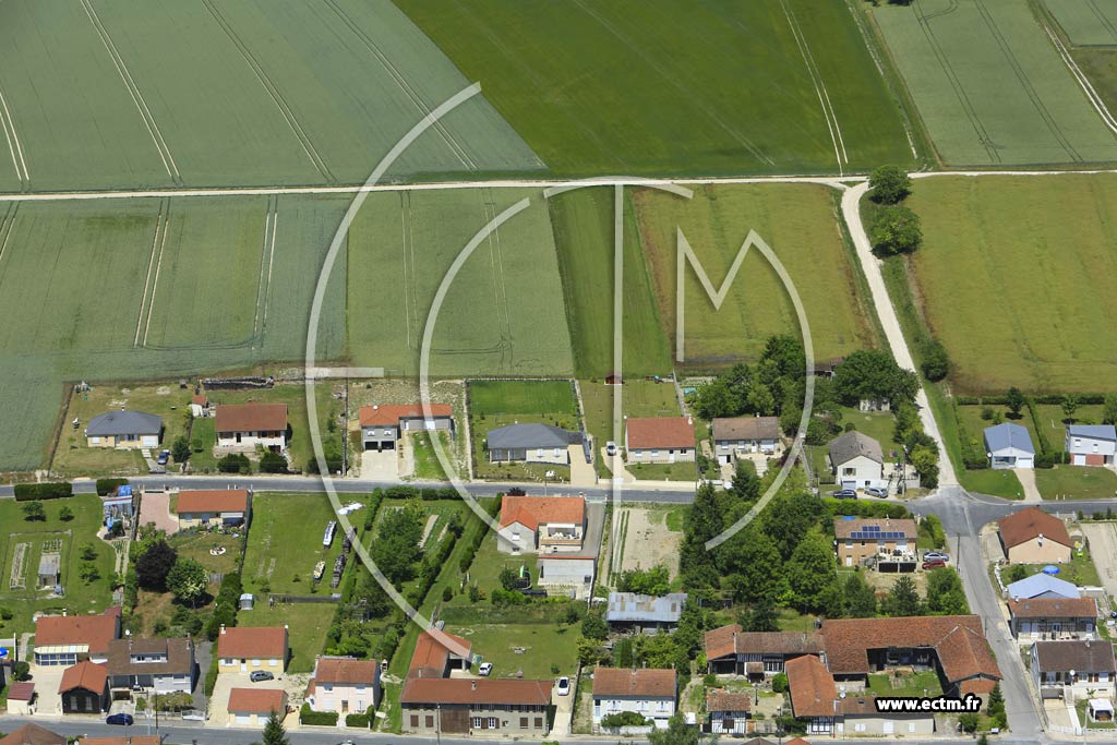 Photo arienne de Maisons-en-Champagne