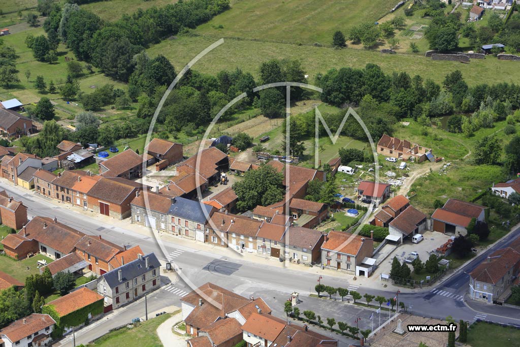 Photo arienne de Maurupt-le-Montois