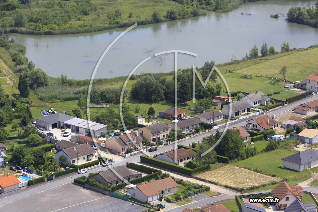 Photo arienne de Pargny-sur-Saulx (le Chemin de Cordier)