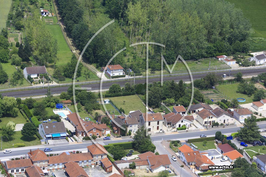Photo arienne de Pargny-sur-Saulx (Quartier de la Tuilerie)