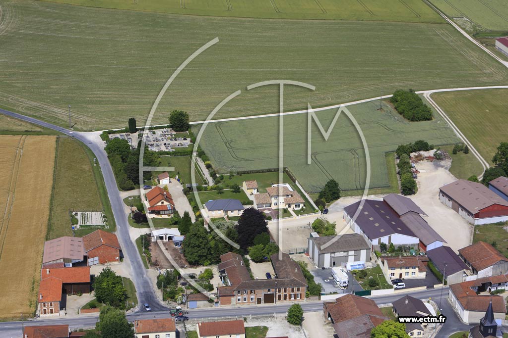 Photo arienne de Saint-Amand-sur-Fion (Coulvagny)