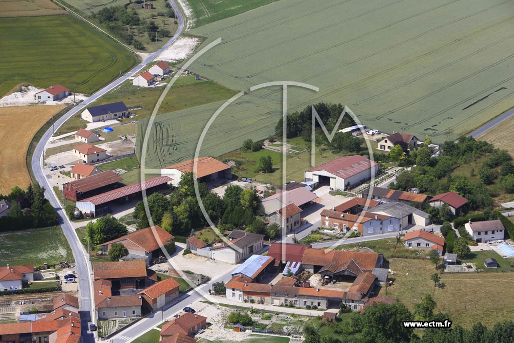 Photo arienne de Saint-Amand-sur-Fion (la Cense des Prs)