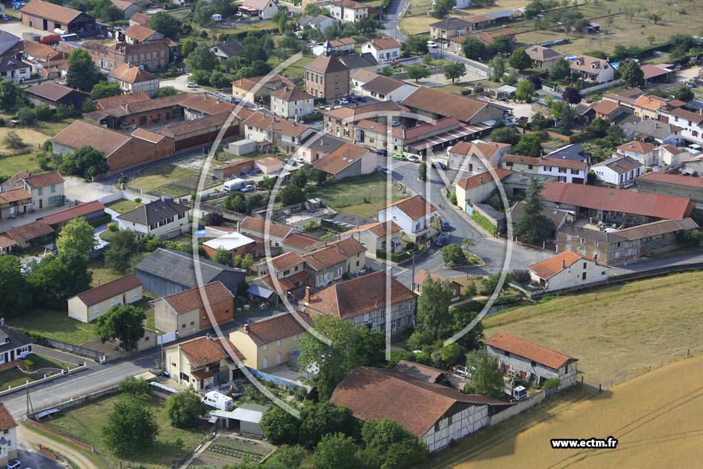 Photo arienne de Sapignicourt