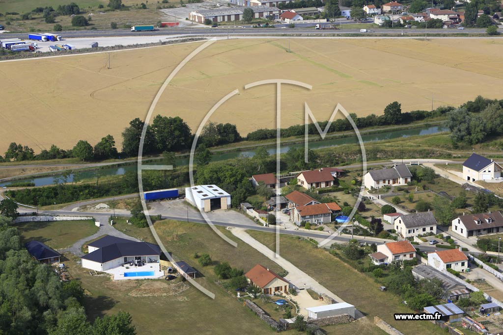 Photo arienne de Sapignicourt