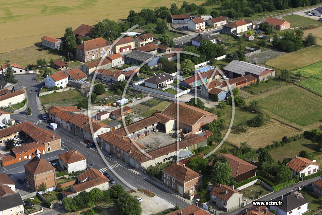 Photo arienne de Sapignicourt