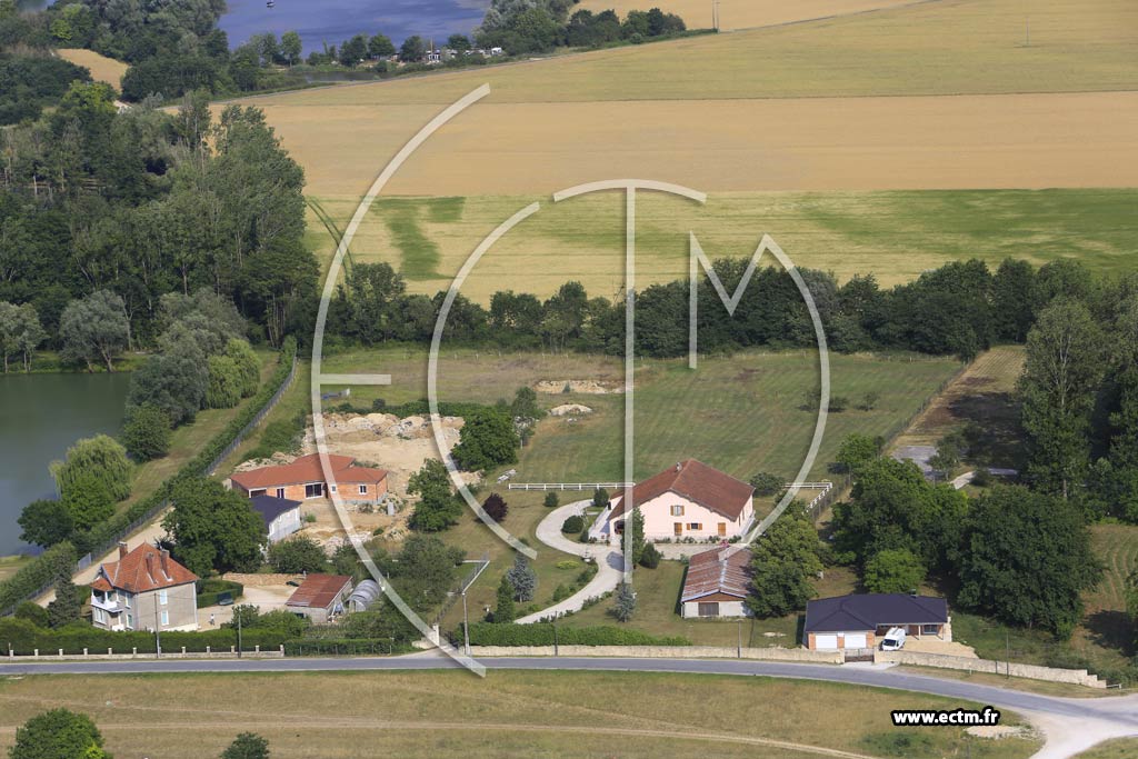 Photo arienne de Sapignicourt