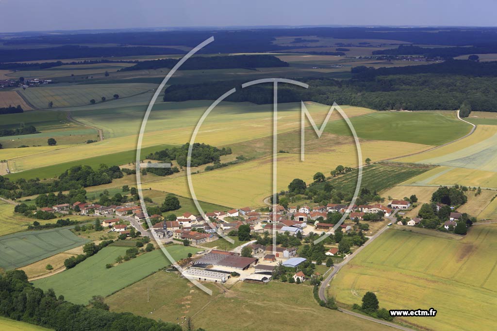 Photo arienne de Troisfontaines-la-Ville (Flornoy)