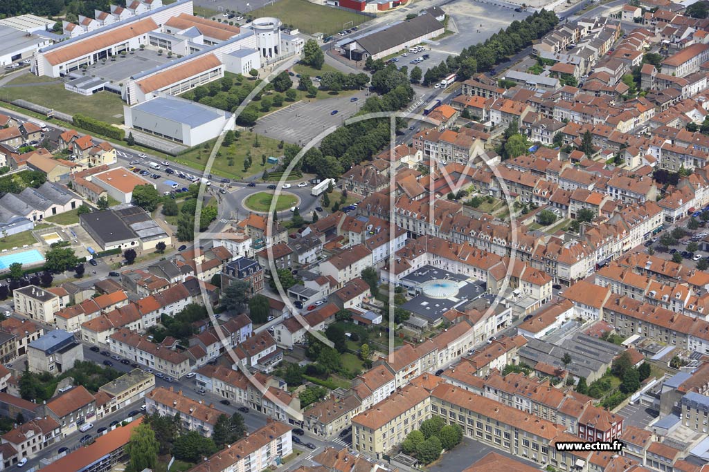 Photo arienne de Vitry-le-Franois (Centre)