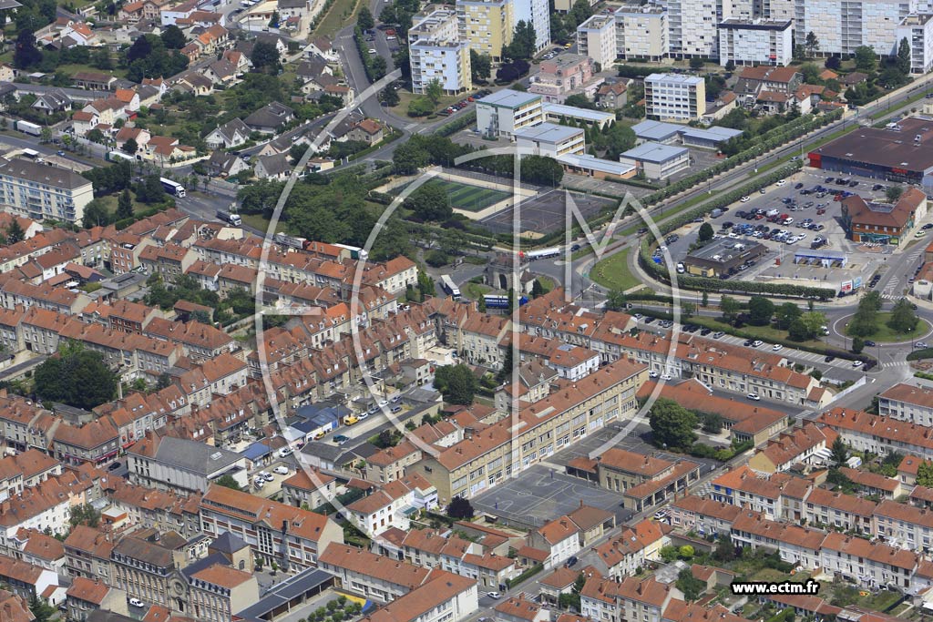 Photo arienne de Vitry-le-Franois (Centre)