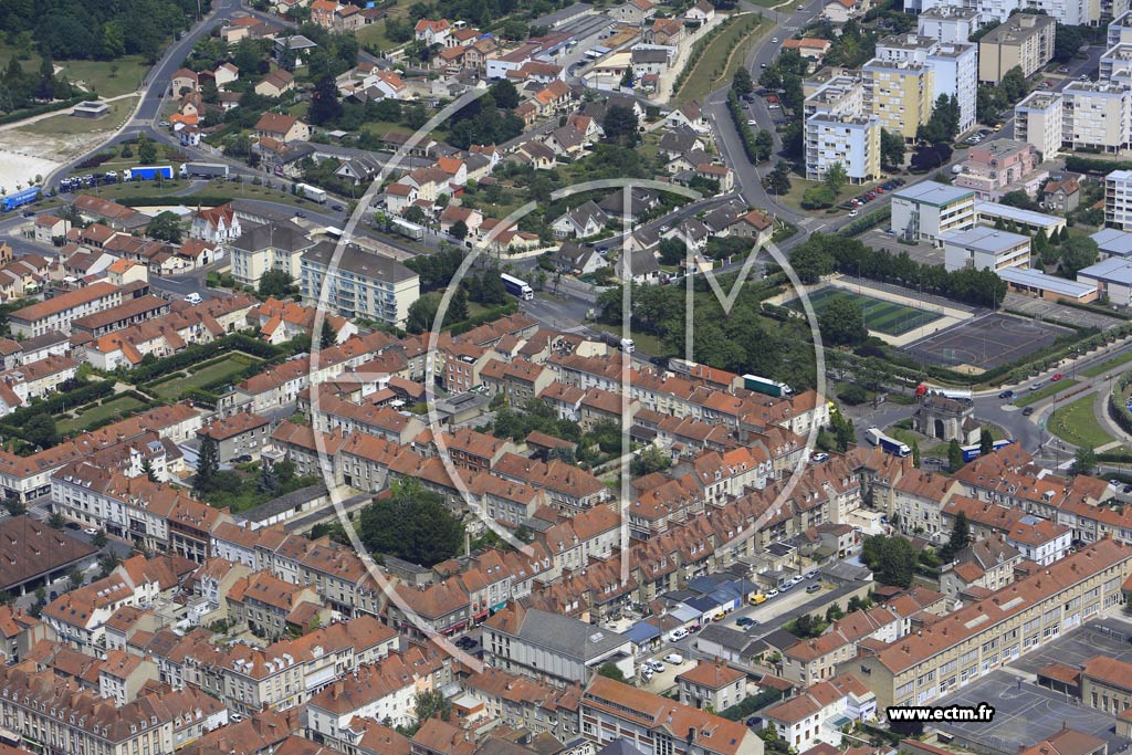 Photo arienne de Vitry-le-Franois (Centre)