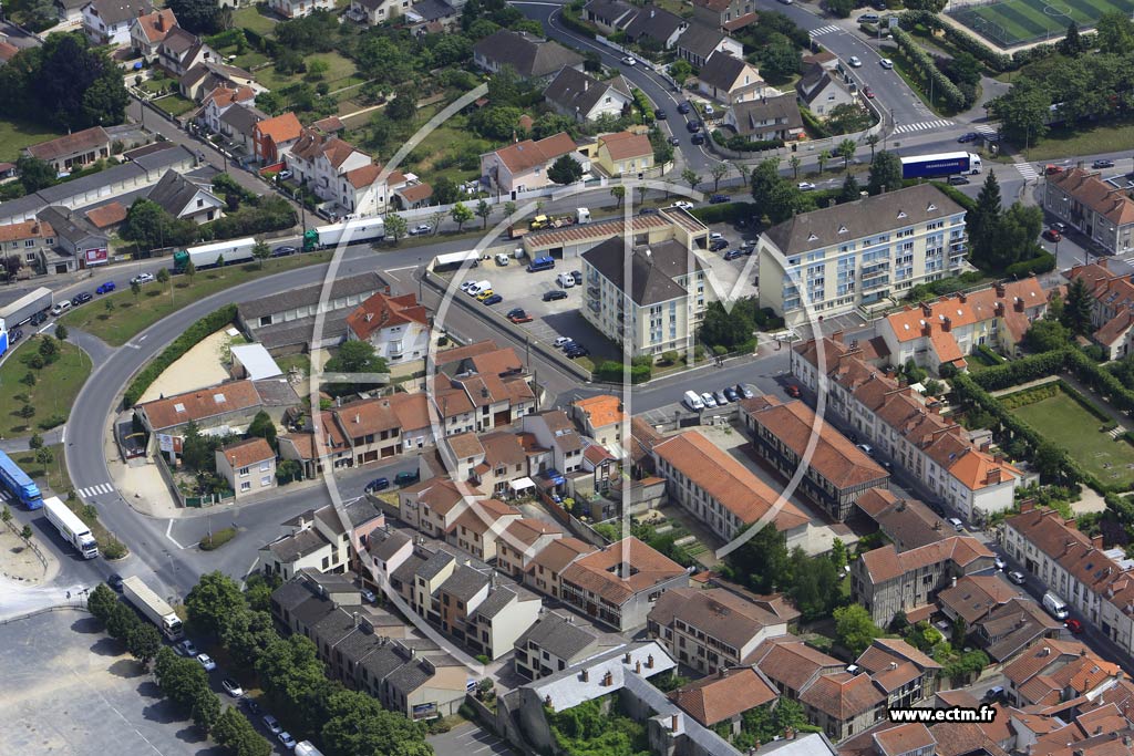 Photo arienne de Vitry-le-Franois (Centre)
