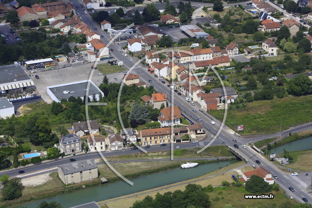 Photo arienne de Vitry-le-Franois (la Citadelle)