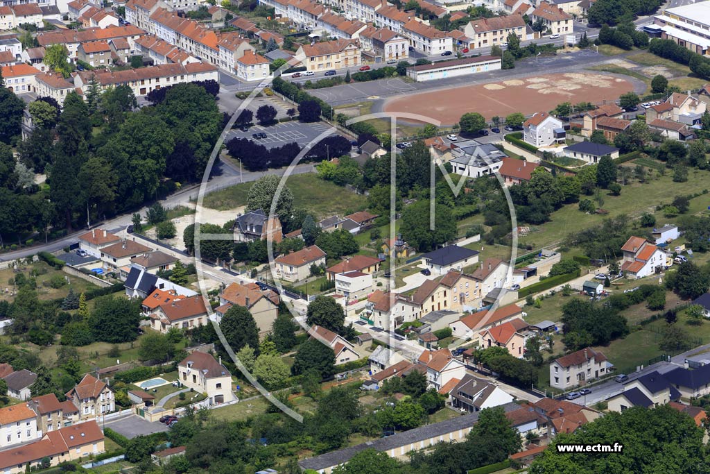 Photo arienne de Vitry-le-Franois (la Citadelle)