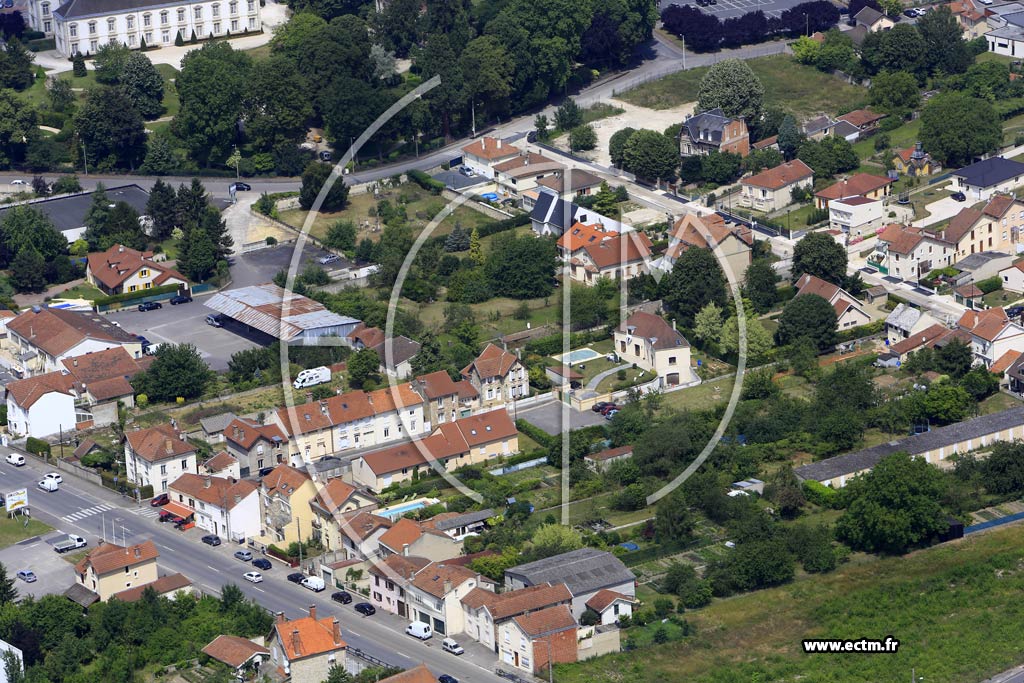 Photo arienne de Vitry-le-Franois (la Citadelle)