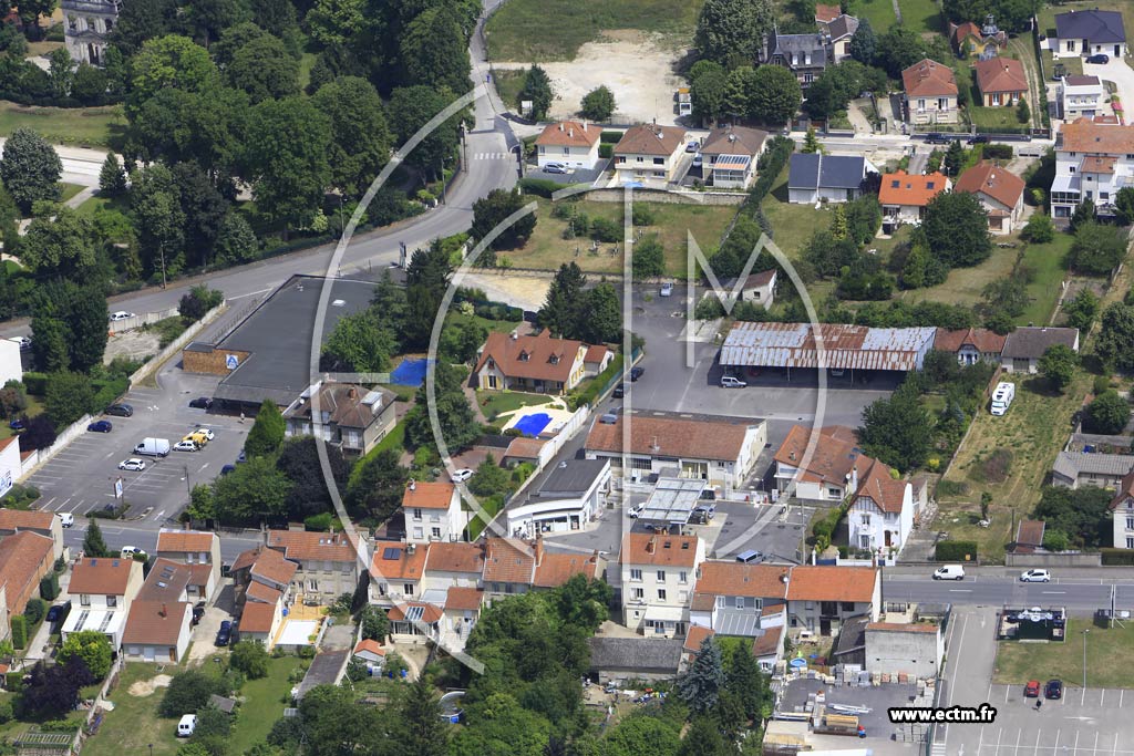 Photo arienne de Vitry-le-Franois (la Citadelle)