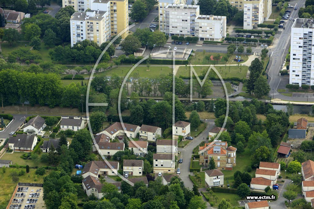 Photo arienne de Vitry-le-Franois (le Bas Village)