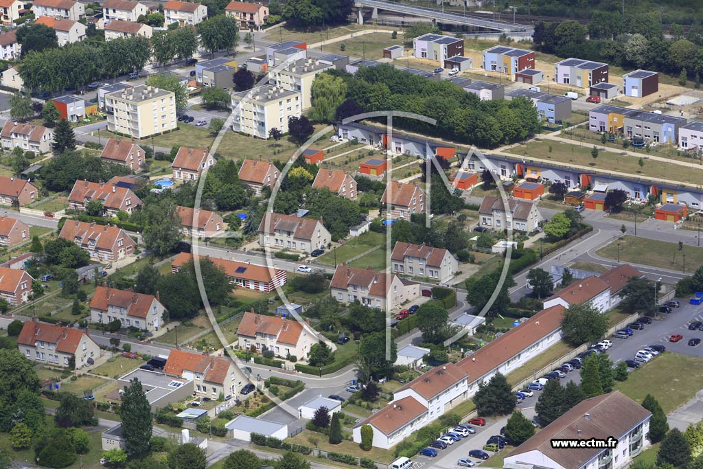 Photo arienne de Vitry-le-Franois (le Dsert)
