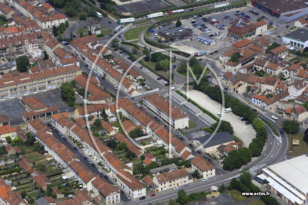 Photo arienne de Vitry-le-Franois (le Grand Parc)