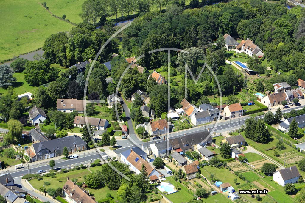 Photo arienne de Ardentes (Clavire)